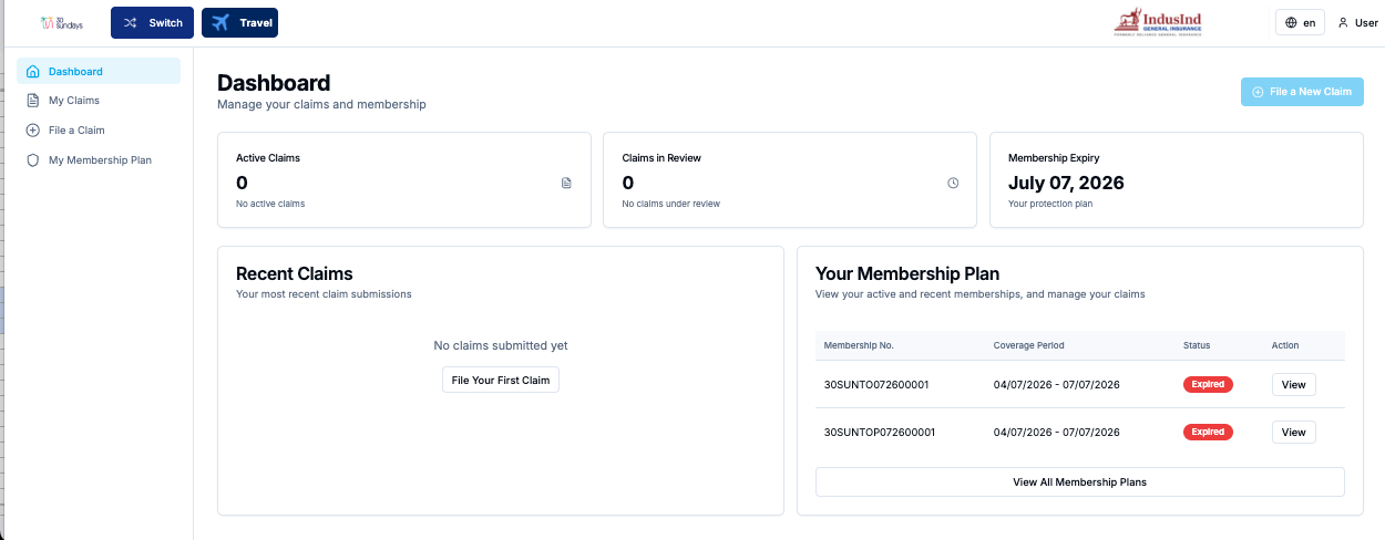 AI Insurance Dashboard