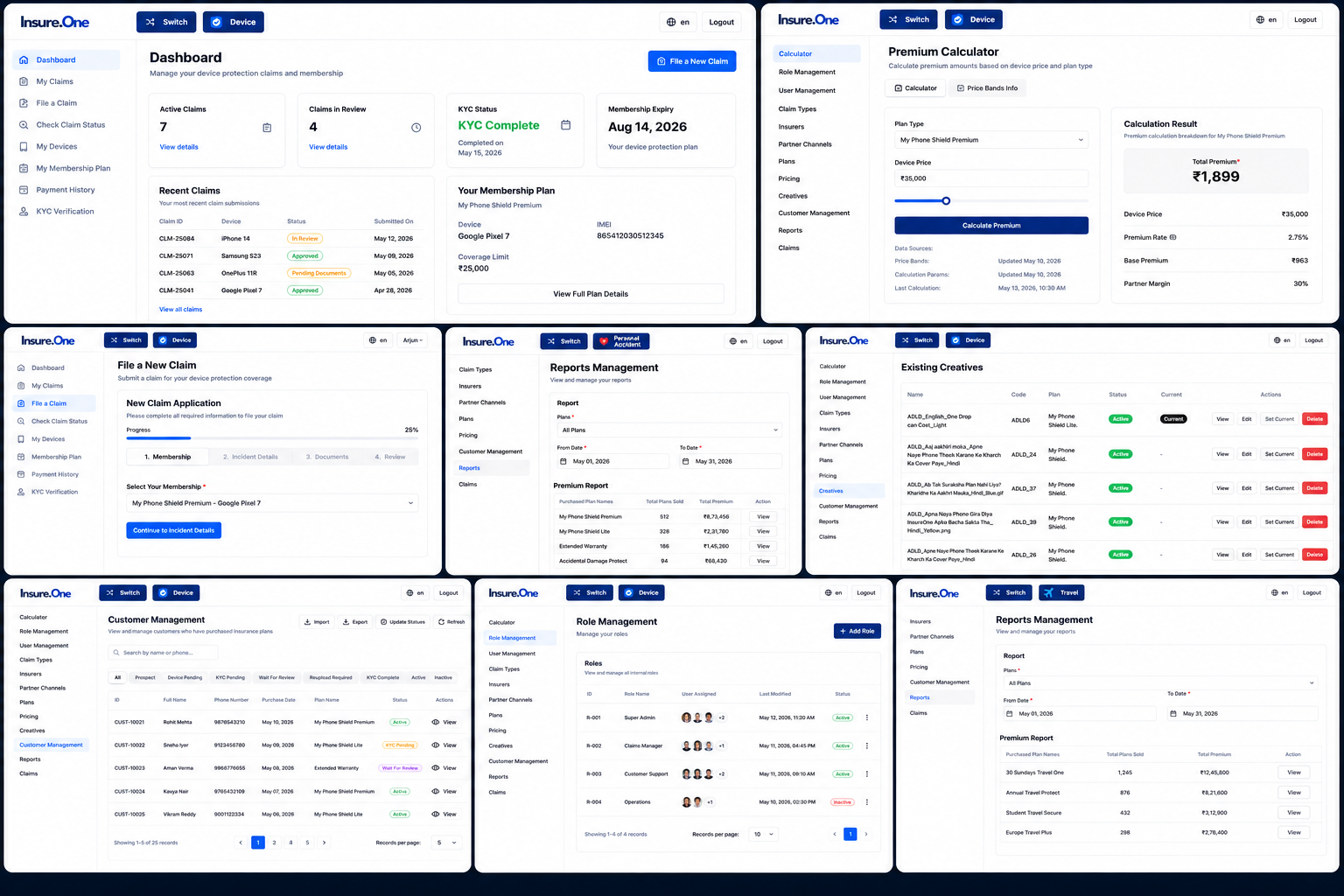 AI Insurance Dashboard